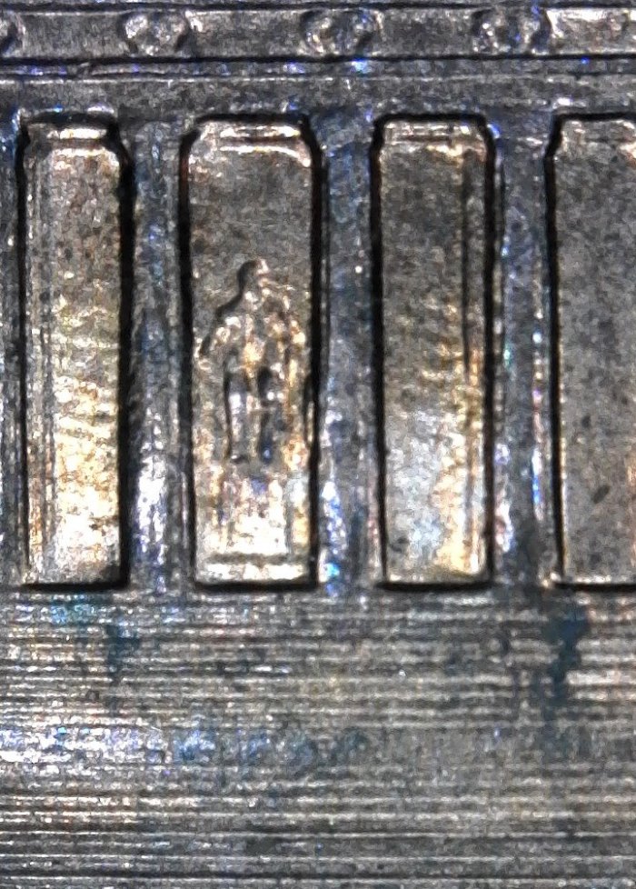 2003-P-Lincoln-Memorial-Cent-With-Nice-Column-Bar-DDR!-On-The-Right